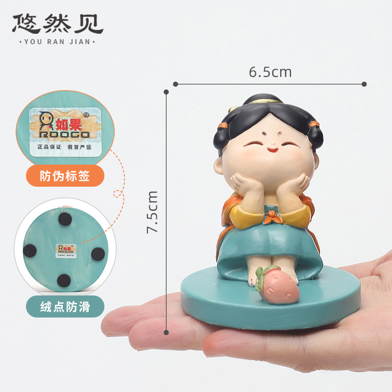 Chinese-Inspired Desktop Ornaments and Phone Holders for Stylish Decoration G4A1M0