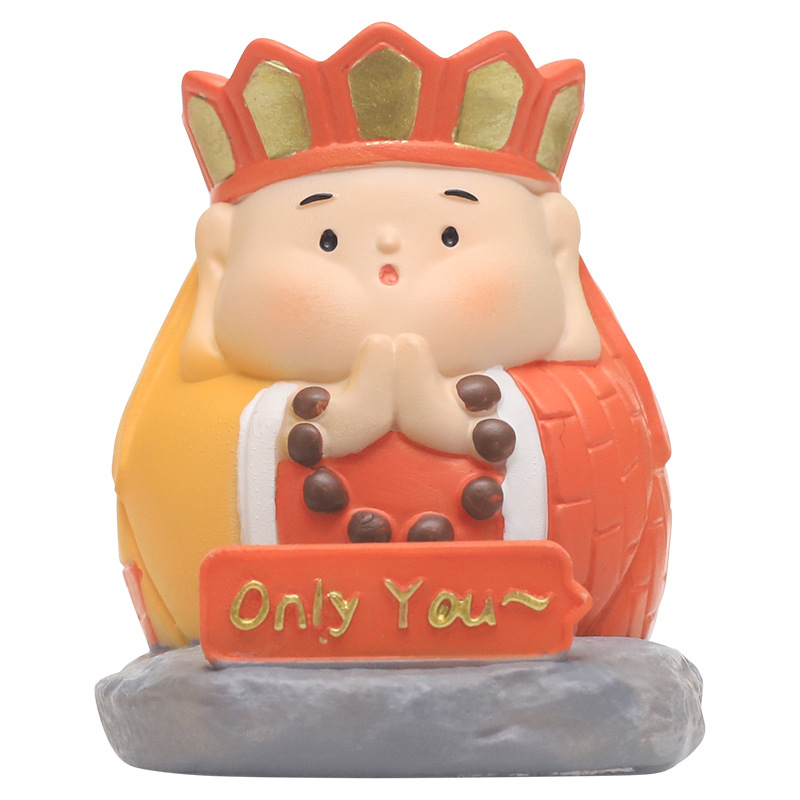 Chinese Mythology Monkey King Resin Phone Holder – Creative Journey to the West-Inspired Stand