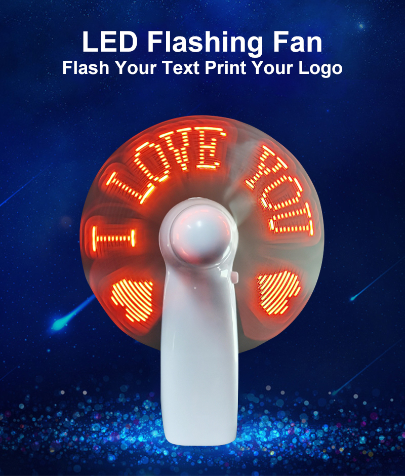 Programmable Led Custom Message Handheld Mini Fan Portable number 001 Programmable Led Custom Message Handheld Mini Fan Portable number 001