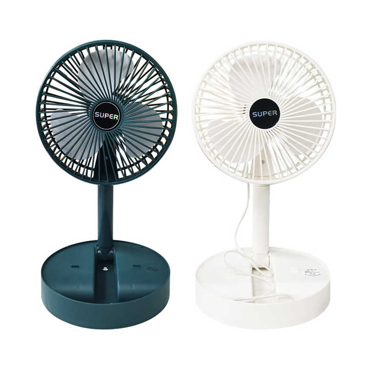 Hot selling Telescopic Fan USB Charging Cooling Portable Desk Camping Mini Table Foldable Fan 002
