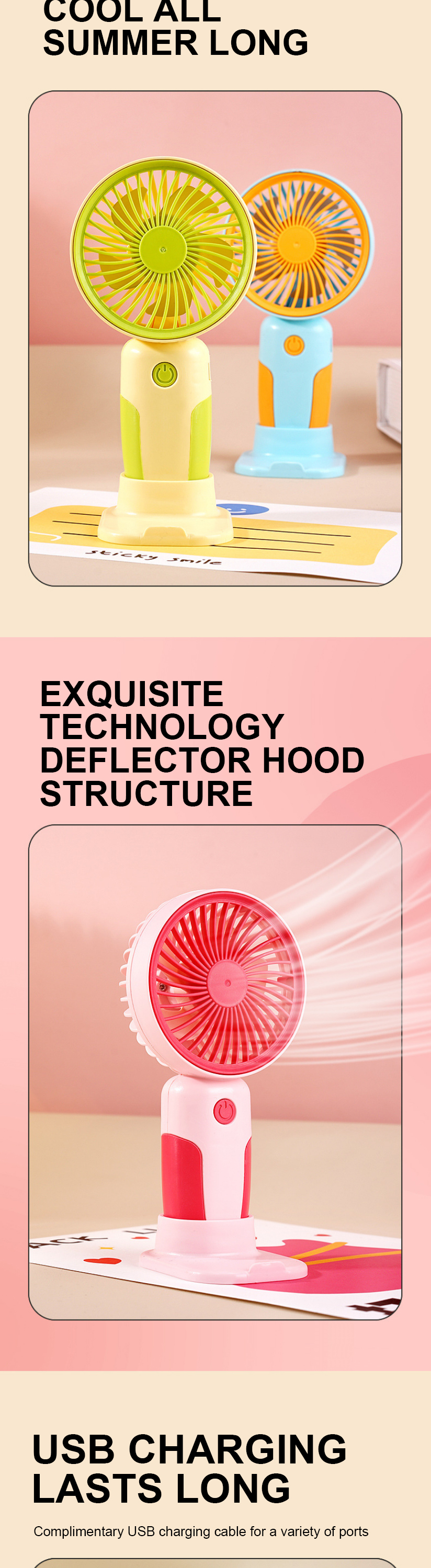Latest charging fan rechargeable electric battery customized portable rechargeable electric fan