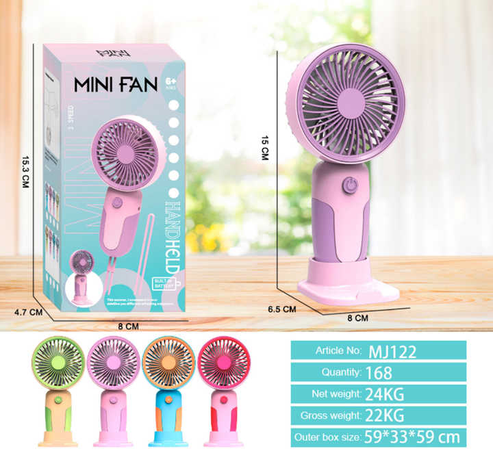 Latest charging fan rechargeable electric battery customized portable rechargeable electric fan