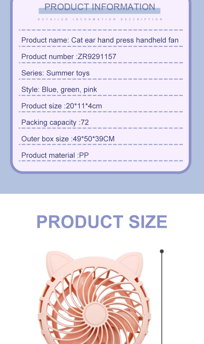 Hot sale new small industrial portable oem new technology mini handle fan