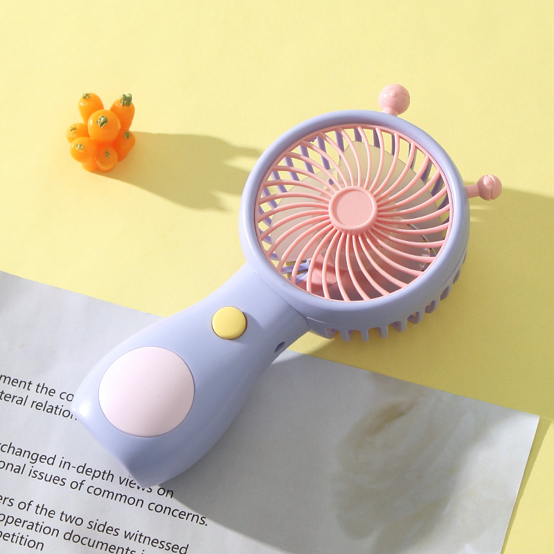 Handheld Mini Fan - Portable USB Rechargeable Cooling Fan for Summer Travel SL6602