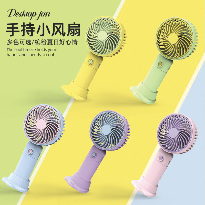 Mini Desktop Fan Small USB Fan for Office Battery Operated for Hot Weather JX3680