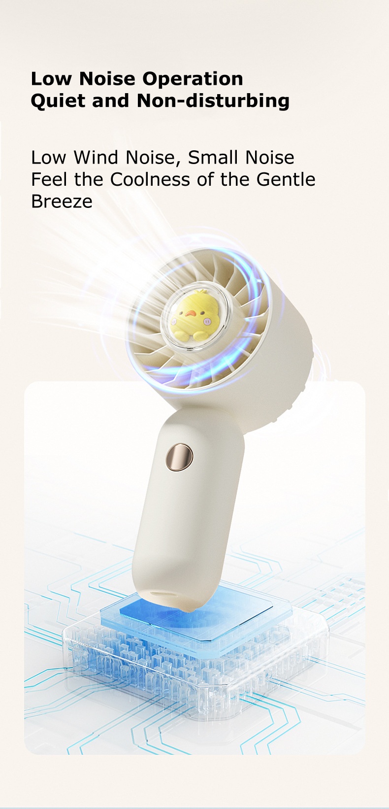 Three-speed Portable Mini Pocket USB Cartoon Charging Handheld Fan DM-51A/B Three-speed Portable Mini Pocket USB Cartoon Charging Handheld Fan DM-51A/B