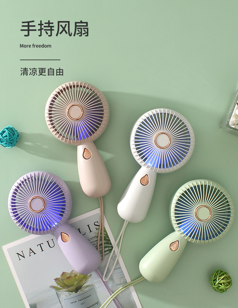 Portable USB Rechargeable Handheld Fan with LED | Compact Mini Electric Fan ZB103 Portable USB Rechargeable Handheld Fan with LED | Compact Mini Electric Fan ZB103
