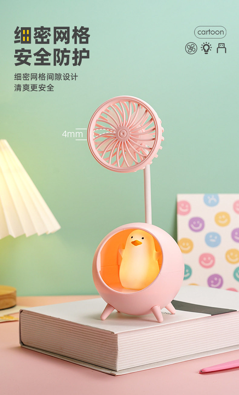 Personal Mini Fan Quiet Battery Operated USB Fan for Office and Outdoor F305