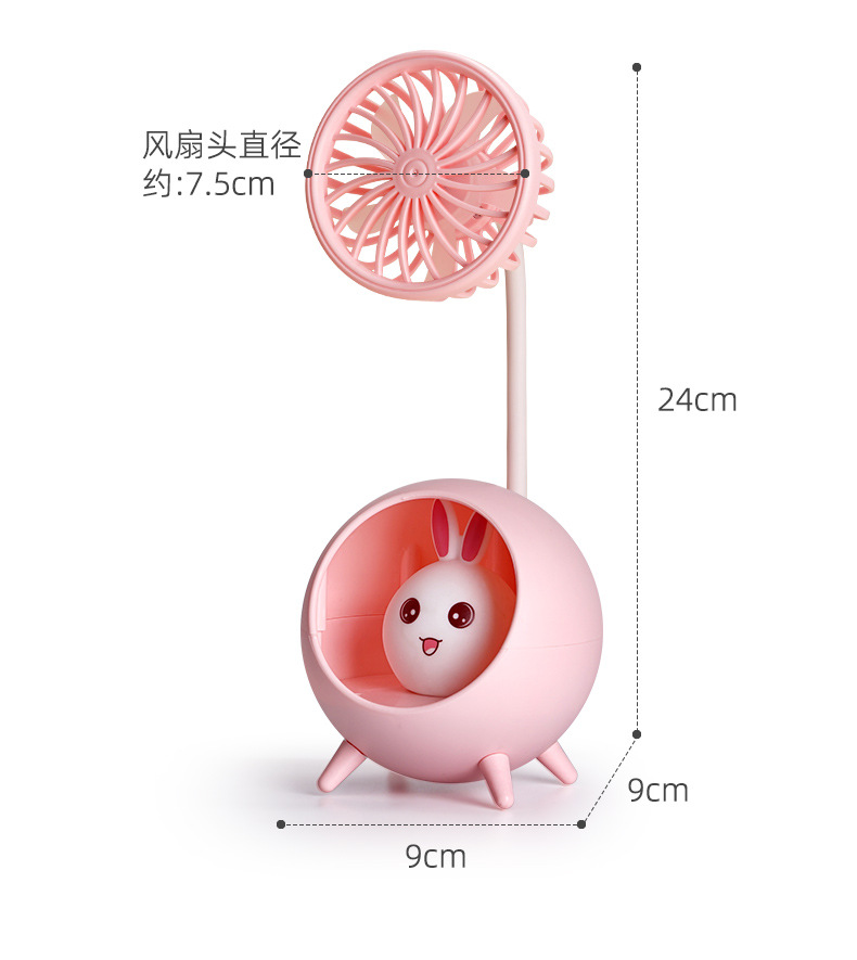 Personal Mini Fan Quiet Battery Operated USB Fan for Office and Outdoor F305