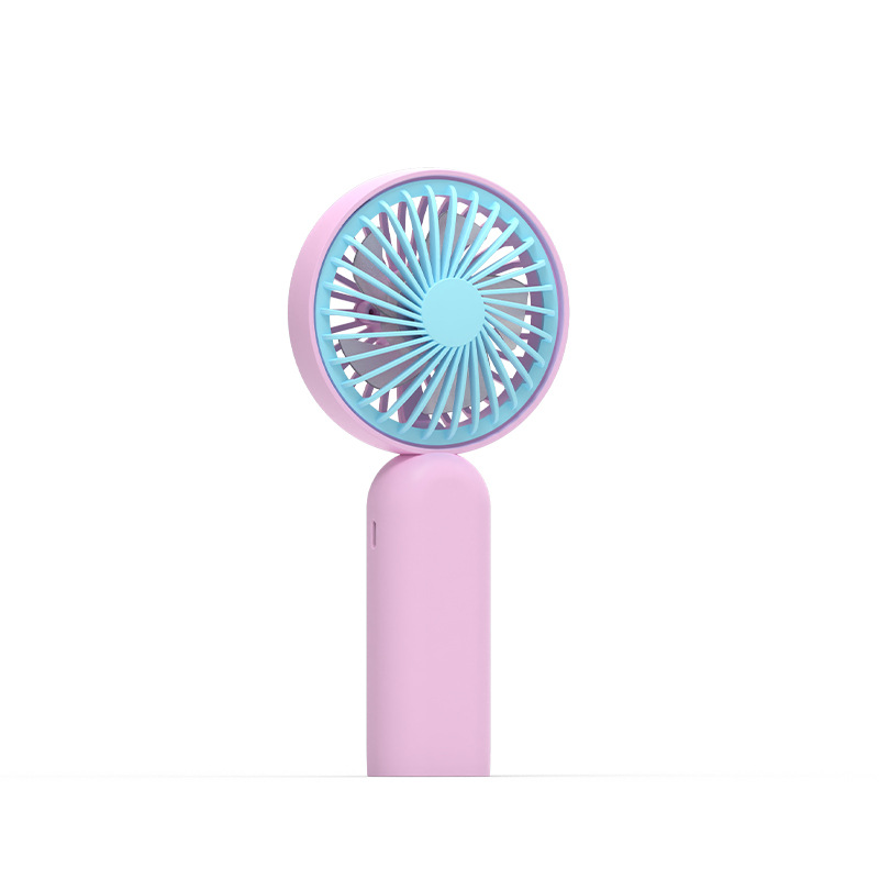 USB Rechargeable Freestanding Handheld Small Fan Portable Handheld Small Electric Fan 6138