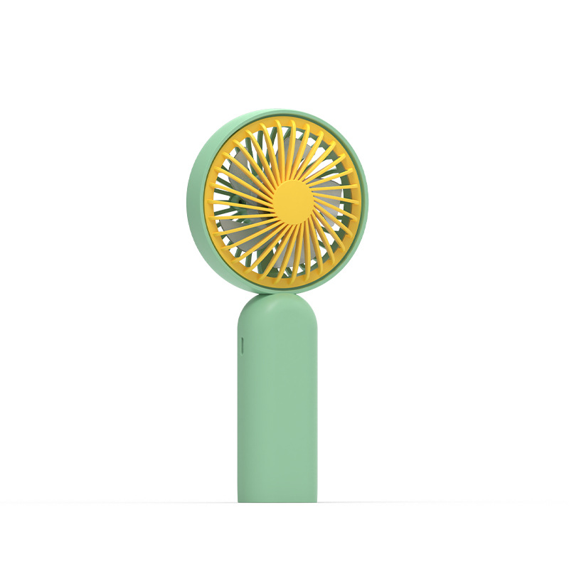 USB Rechargeable Freestanding Handheld Small Fan Portable Handheld Small Electric Fan 6138