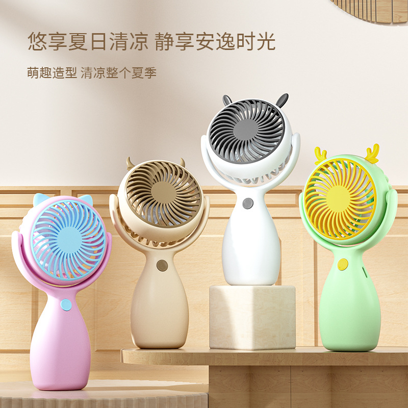 Small Rechargeable Fan for Desk and Travel Cooling Breeze Anytime Anywhere 6115