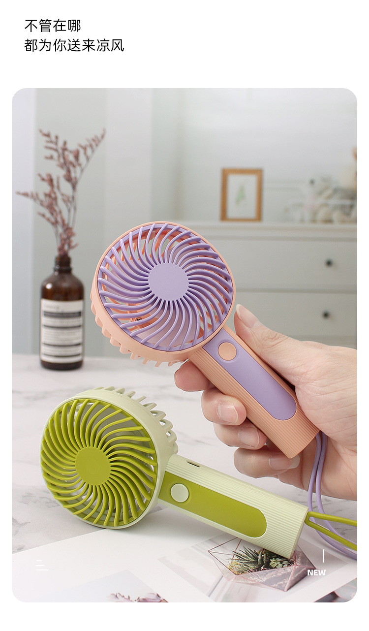 Battery Operated Portable Fan Foldable Design for Outdoor and Camping FY047