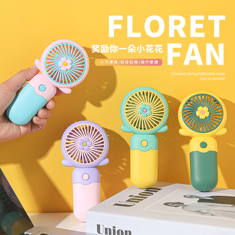 Compact Travel Fan with Rechargeable Battery Lightweight and Quiet Operation TJ-26