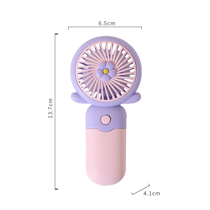 Compact Travel Fan with Rechargeable Battery Lightweight and Quiet Operation TJ-26