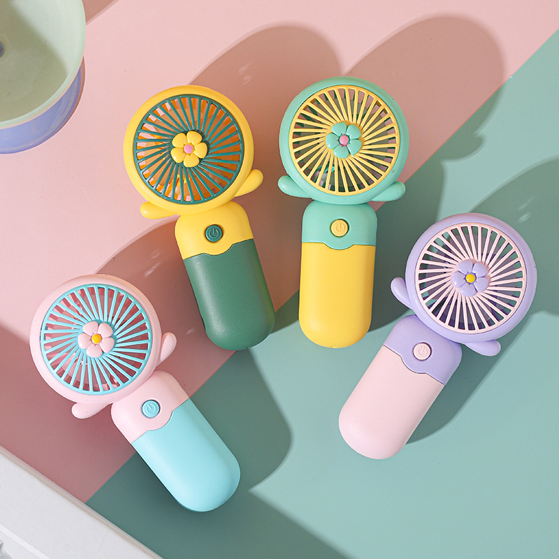 Compact Travel Fan with Rechargeable Battery Lightweight and Quiet Operation TJ-26