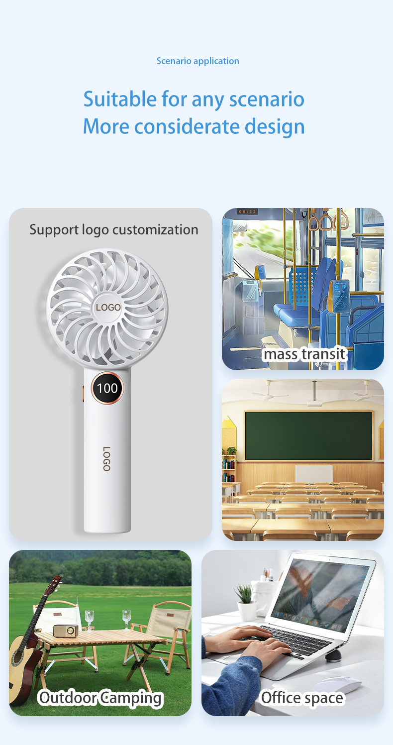 Small Handheld Portable Fan with Long Battery Life Quiet Brushless Motor F15 Small Handheld Portable Fan with Long Battery Life Quiet Brushless Motor F15