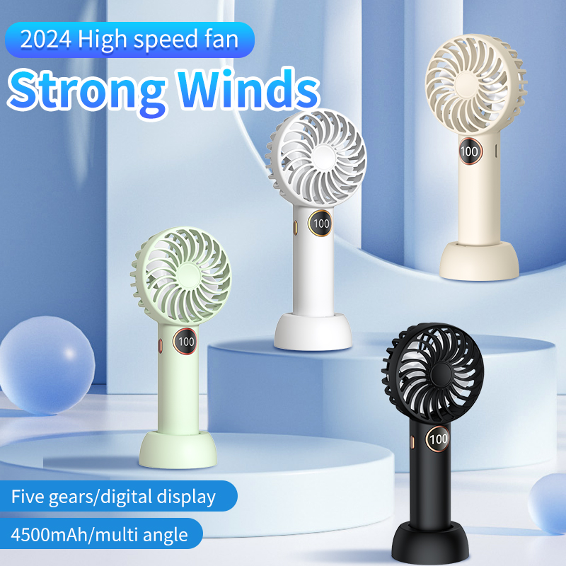  Small Handheld Portable Fan with Long Battery Life Quiet Brushless Motor F15