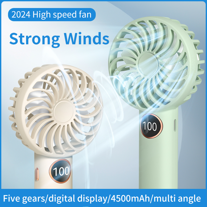  Small Handheld Portable Fan with Long Battery Life Quiet Brushless Motor F15