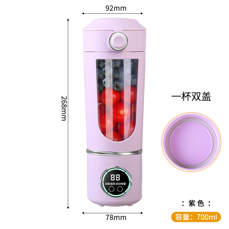 New Arrival Portable USB - Charged Juicing Cup with 12 Blades HS-870