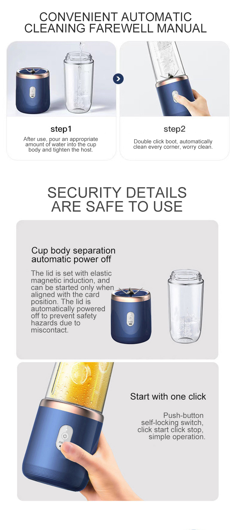 Portable Home Handy Multifunctional High Quality Juicer BDL001 Portable Home Handy Multifunctional High Quality Juicer BDL001