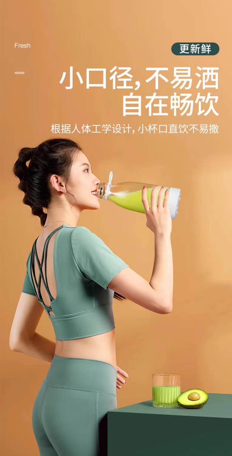 500ml rechargeable portable juicer cup BDL002