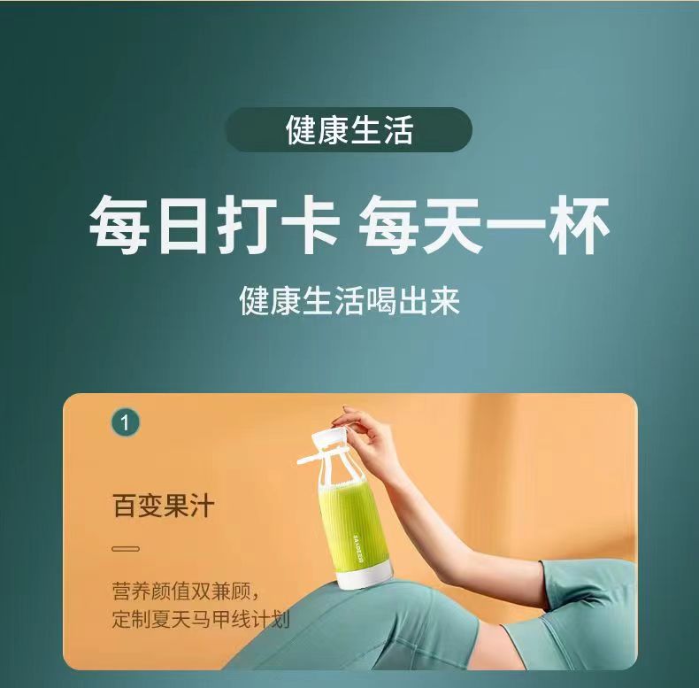 500ml rechargeable portable juicer cup BDL002