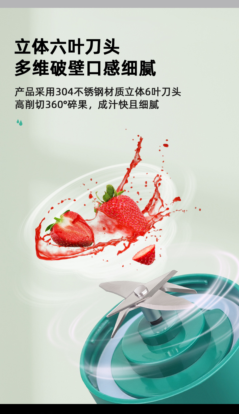 380ml Classic Portable Juicer Cup BDL003