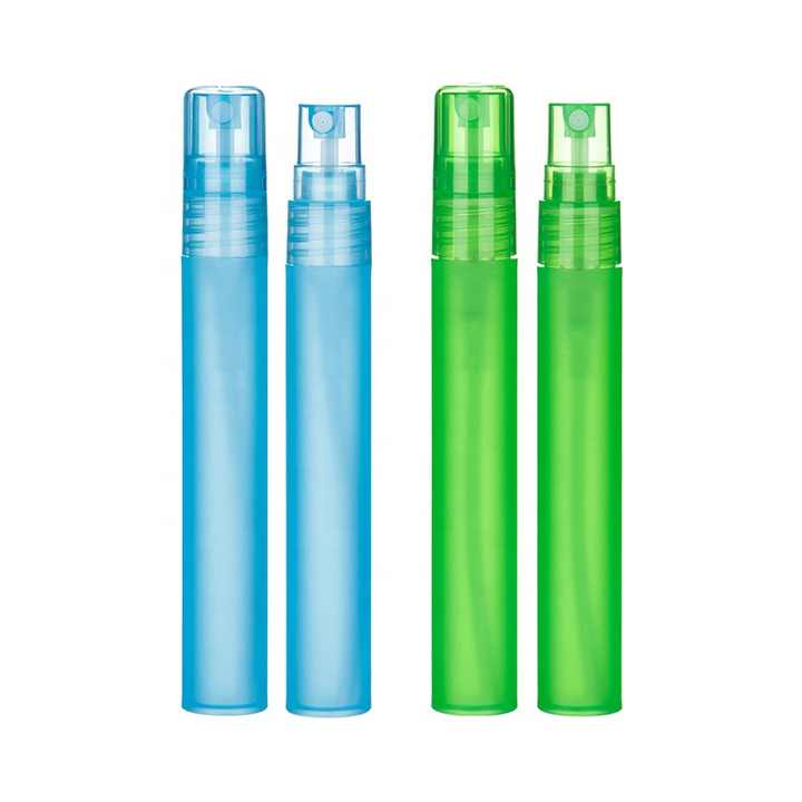 Empty Refillable Perfume Hand Sanitizer 5ml 10ml 15ml Pen Shape Travel Size Plastic Spray Bottle