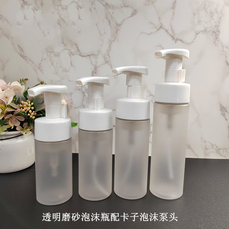 Sell plastic pet clear100ml 120ml 150ml 200ml face cleaner foam bottles Plastic Foam Pump Bottle