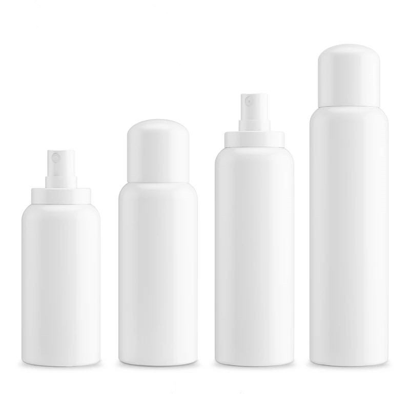 White Packaging Bottle PET Cosmetic Toner Spray Bottle with Bayonet Design