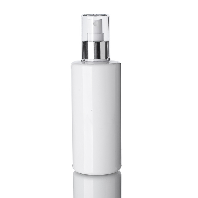 150ml press - type white bottle with spray lids and emulsion lids 